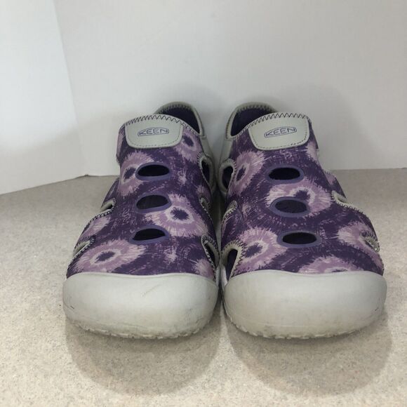 KEEN Girls Big Kid Size 6 Stingray Closed Toe Water Sandals Tillandsia Purple - Picture 3 of 8